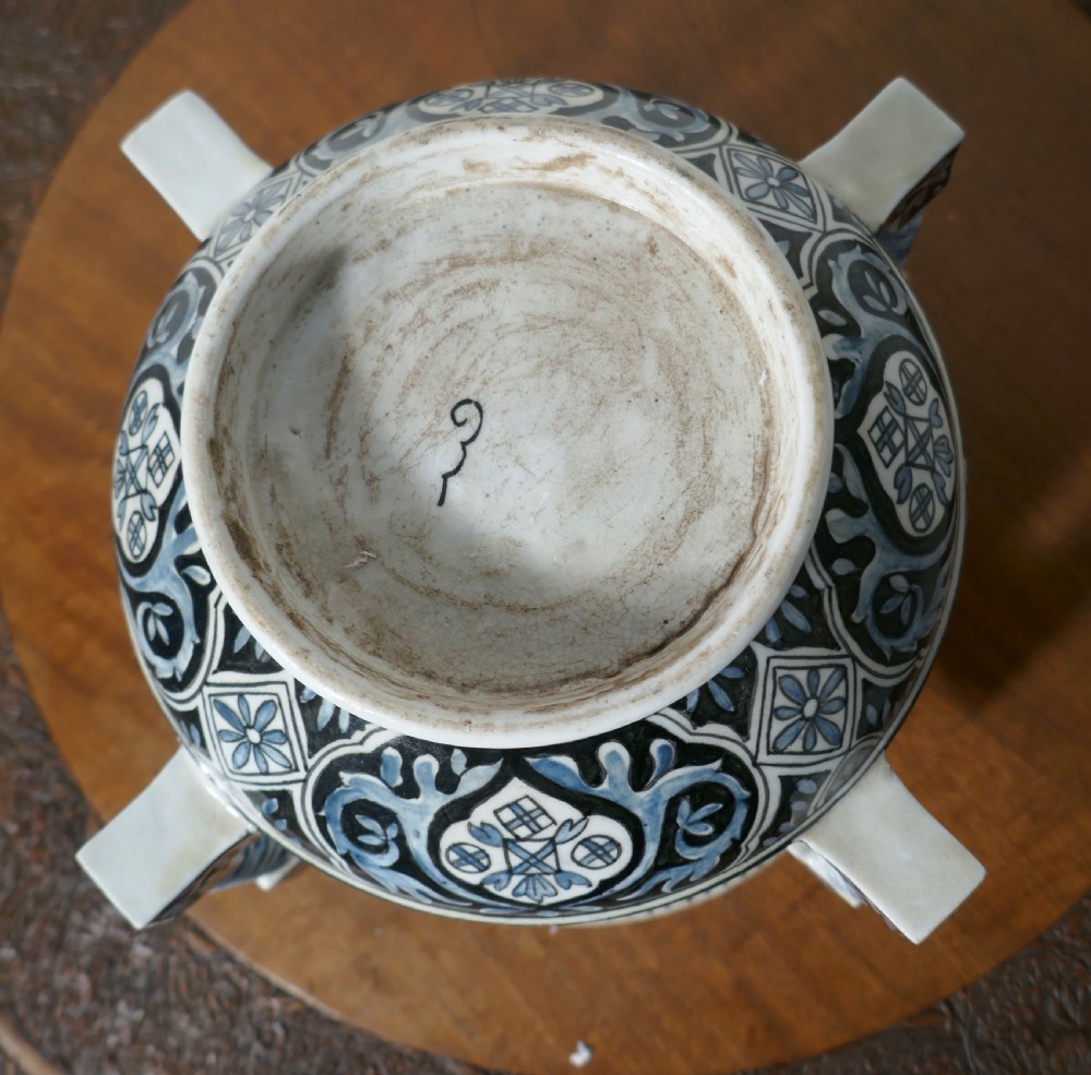 Large Bretton Folk Art Jardiniere  View V