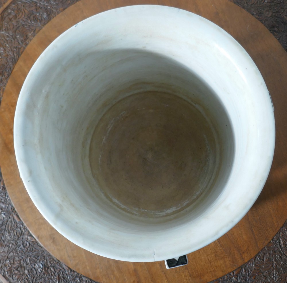 Large Bretton Folk Art Jardiniere  View VI