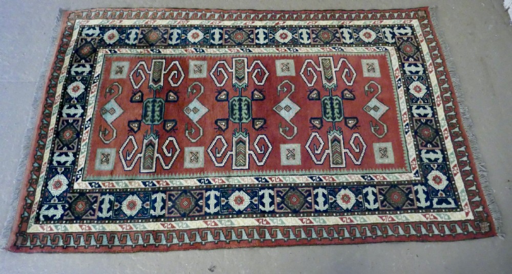 Vintage Hand Woven Shiraz Carpet   View II