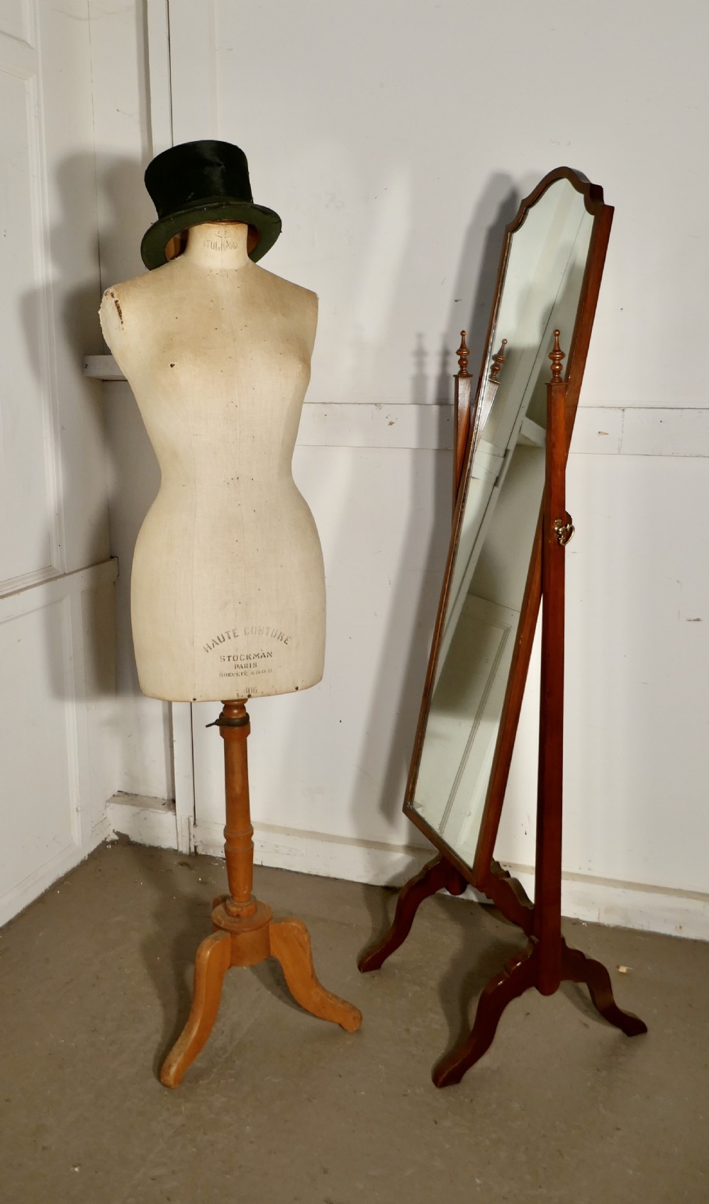Vintage French Stockman Mannequin, English Size 14 View V