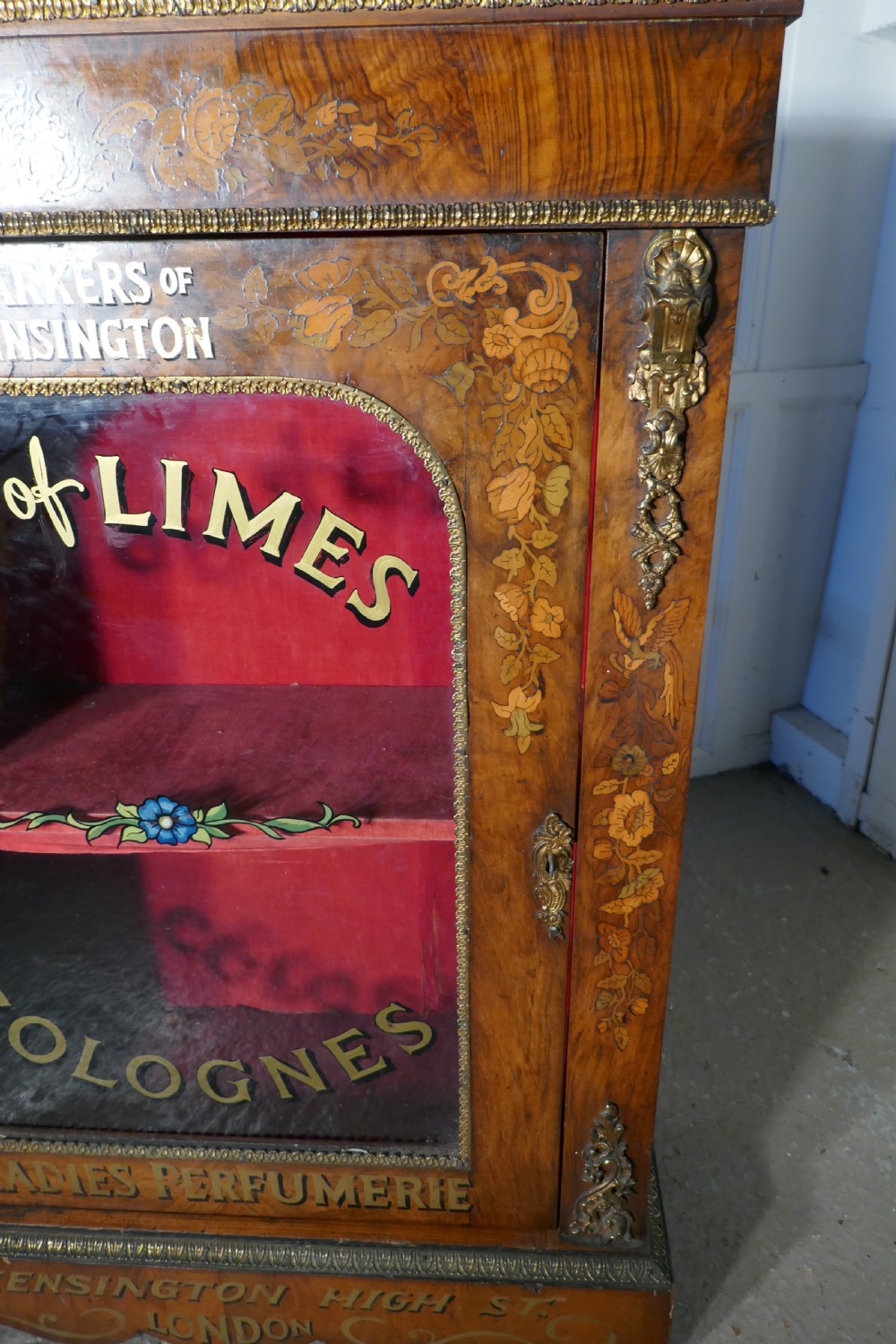 Superb Figured Walnut Perfume Cabinet from Barkers of Kensington View VIII