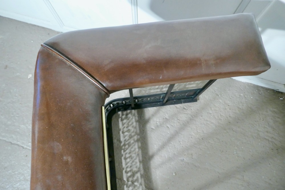 Arts and Crafts Copper and Iron Club Fender  View VI