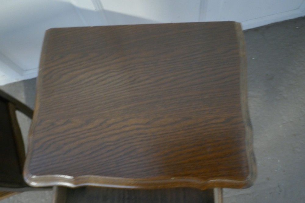 Pair of French Country Oak Bedside Cabinets  View VI