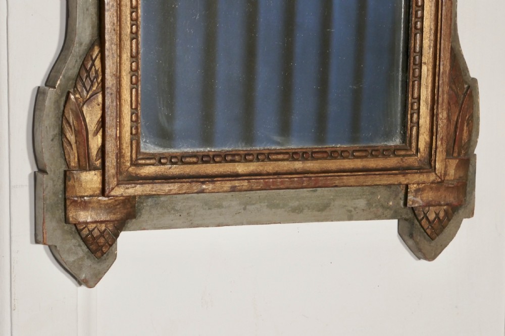 Napoleon III, Distressed, Faded Long Wall Mirror View IV