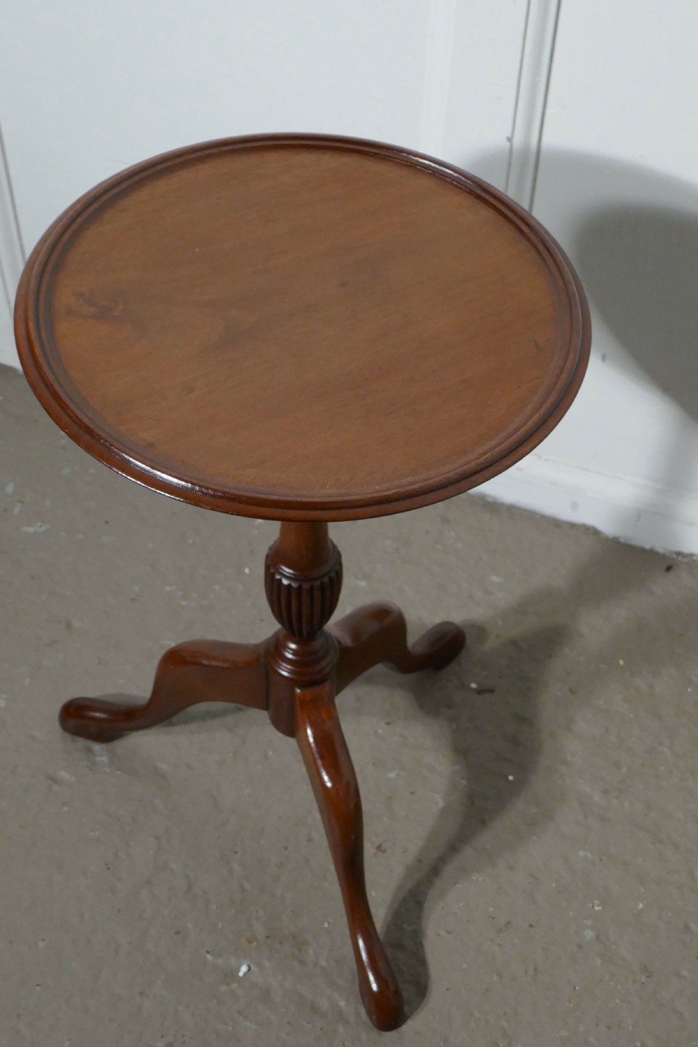 A Pair of Small Mahogany Wine Tables View III