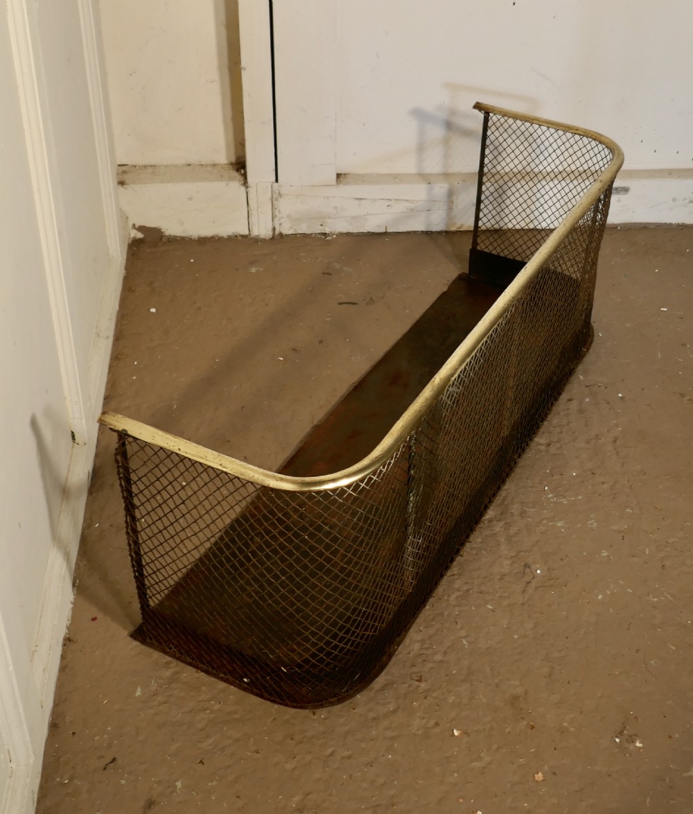  Victorian Nursery Fire Guard or Club Fender  View V