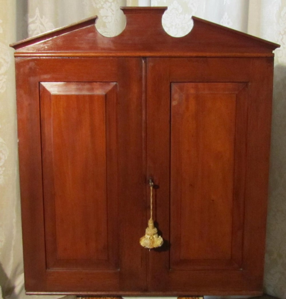 A Victorian Mahogany Collectors Cabinet, Coins, Medals etc.