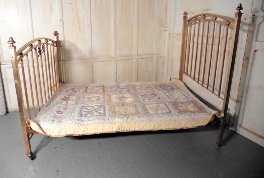 A Lovely Victorian Brass Double Bed View III