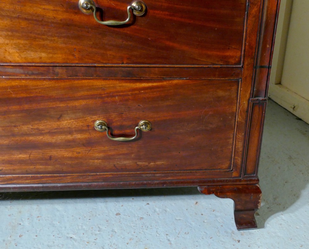 A Large William IV  Flame Mahogany Chest of Drawers View III
