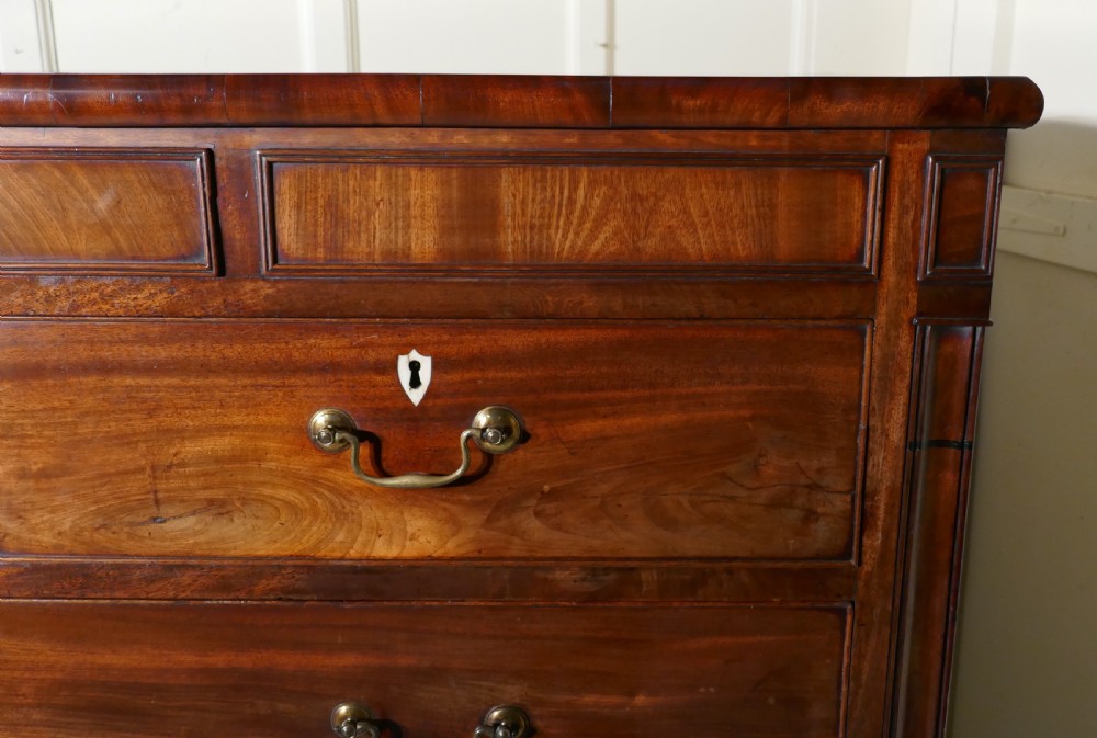 A Large William IV  Flame Mahogany Chest of Drawers View IV