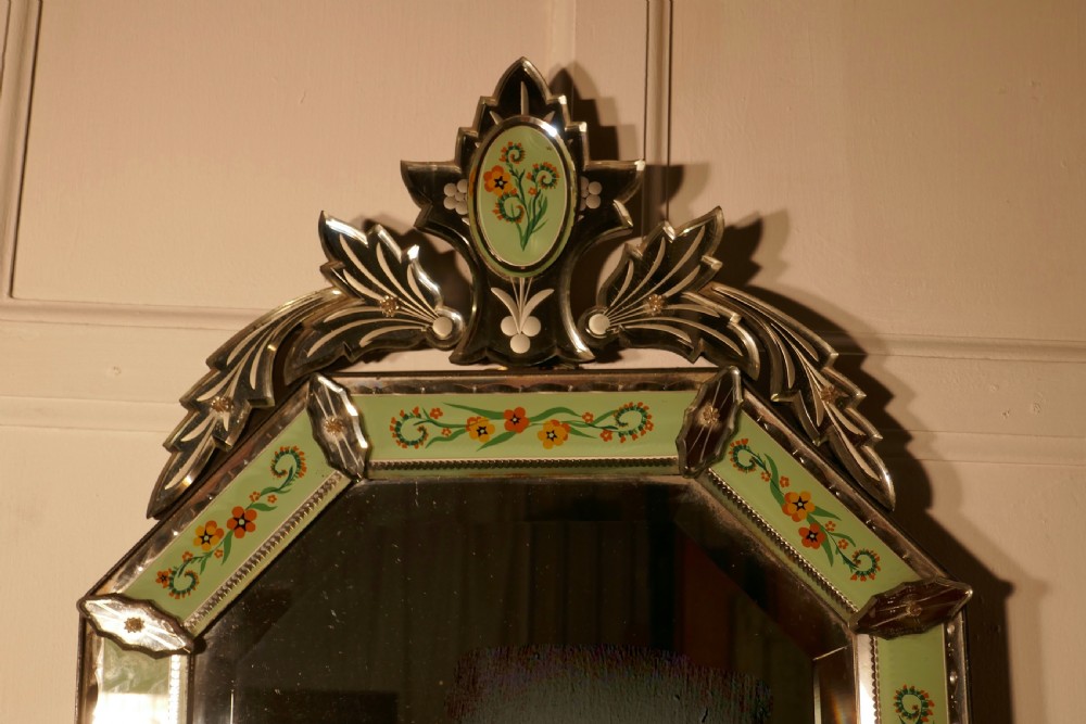 Superb Large Arts and Crafts Venetian Mirror View III