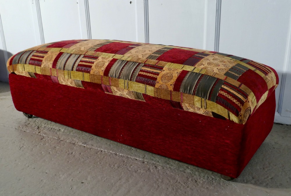 A Pair of Victorian Upholstered Ottoman Window Seats View III