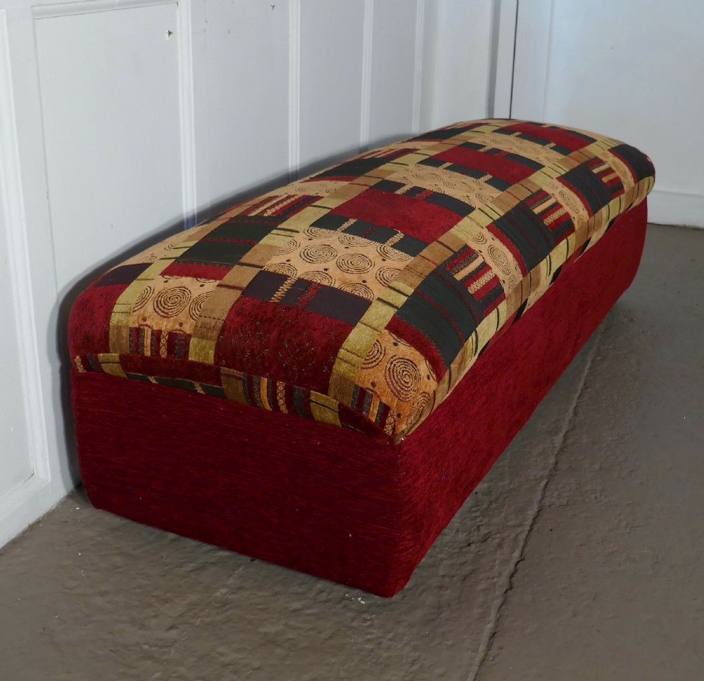 A Pair of Victorian Upholstered Ottoman Window Seats View V