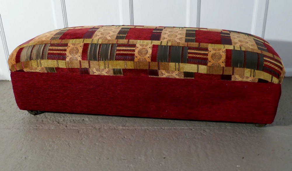 A Pair of Victorian Upholstered Ottoman Window Seats View VIII