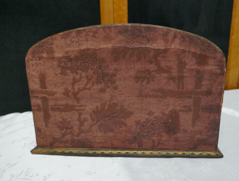 A Charming Tooled Leather Stationary or Letter Box View VI