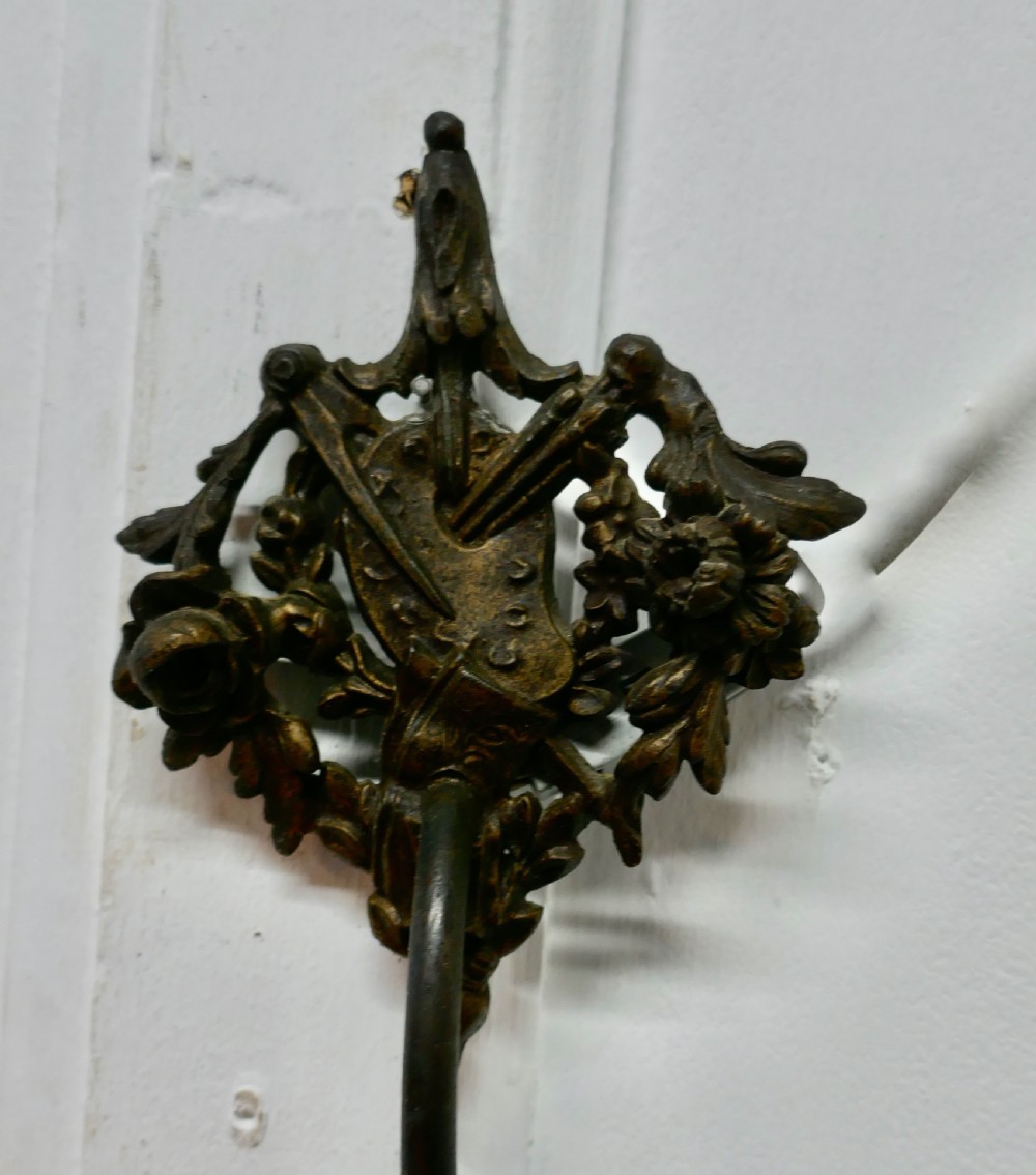 A Pretty French Ormolu Cherub Wall Light View IX