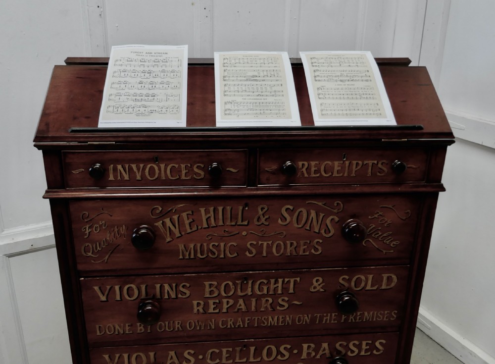 A Large Victorian Mahogany Shop Display Music Cabinet View III