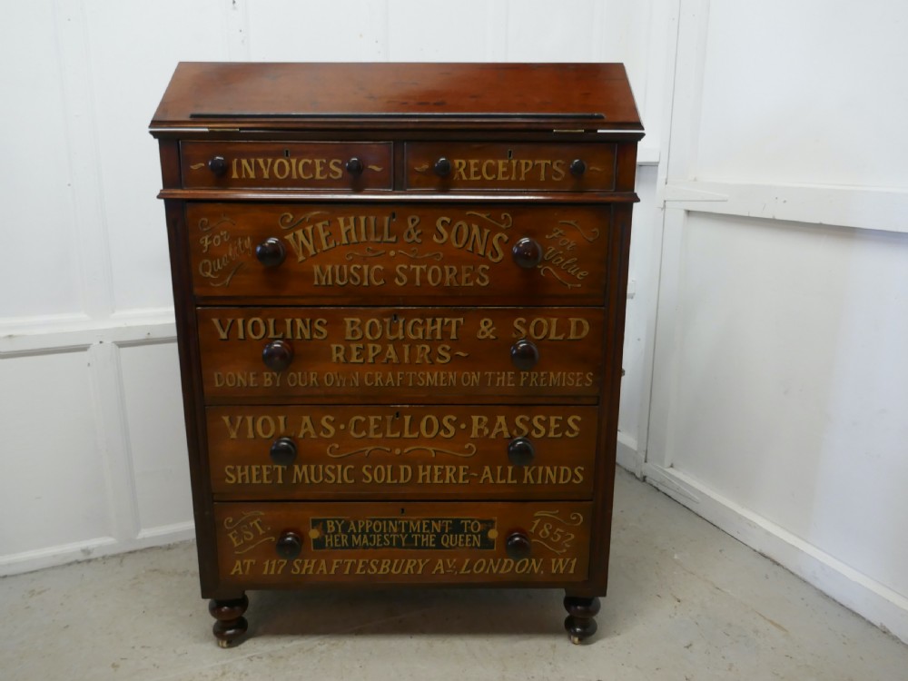 A Large Victorian Mahogany Shop Display Music Cabinet View IV