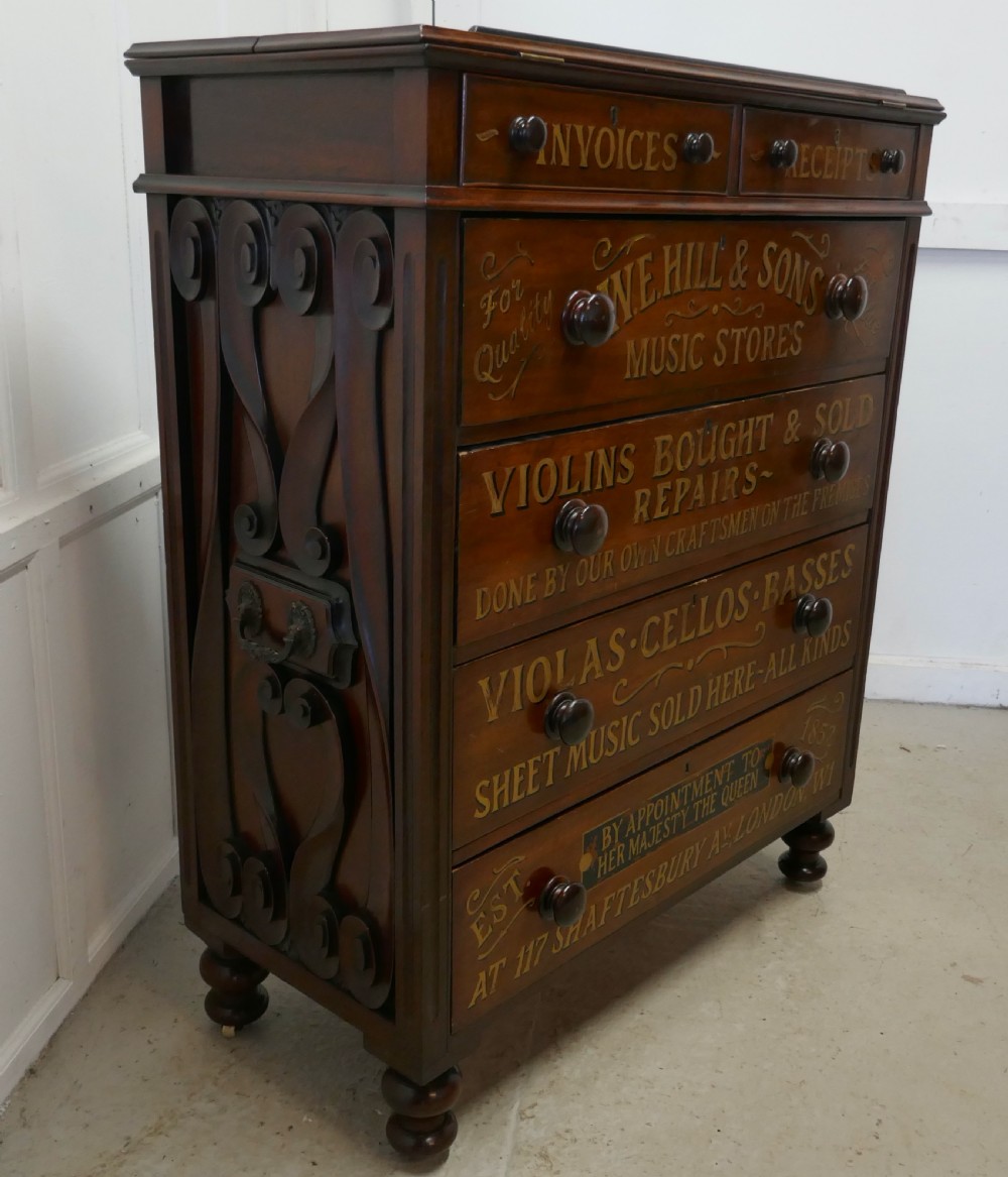 A Large Victorian Mahogany Shop Display Music Cabinet View XI