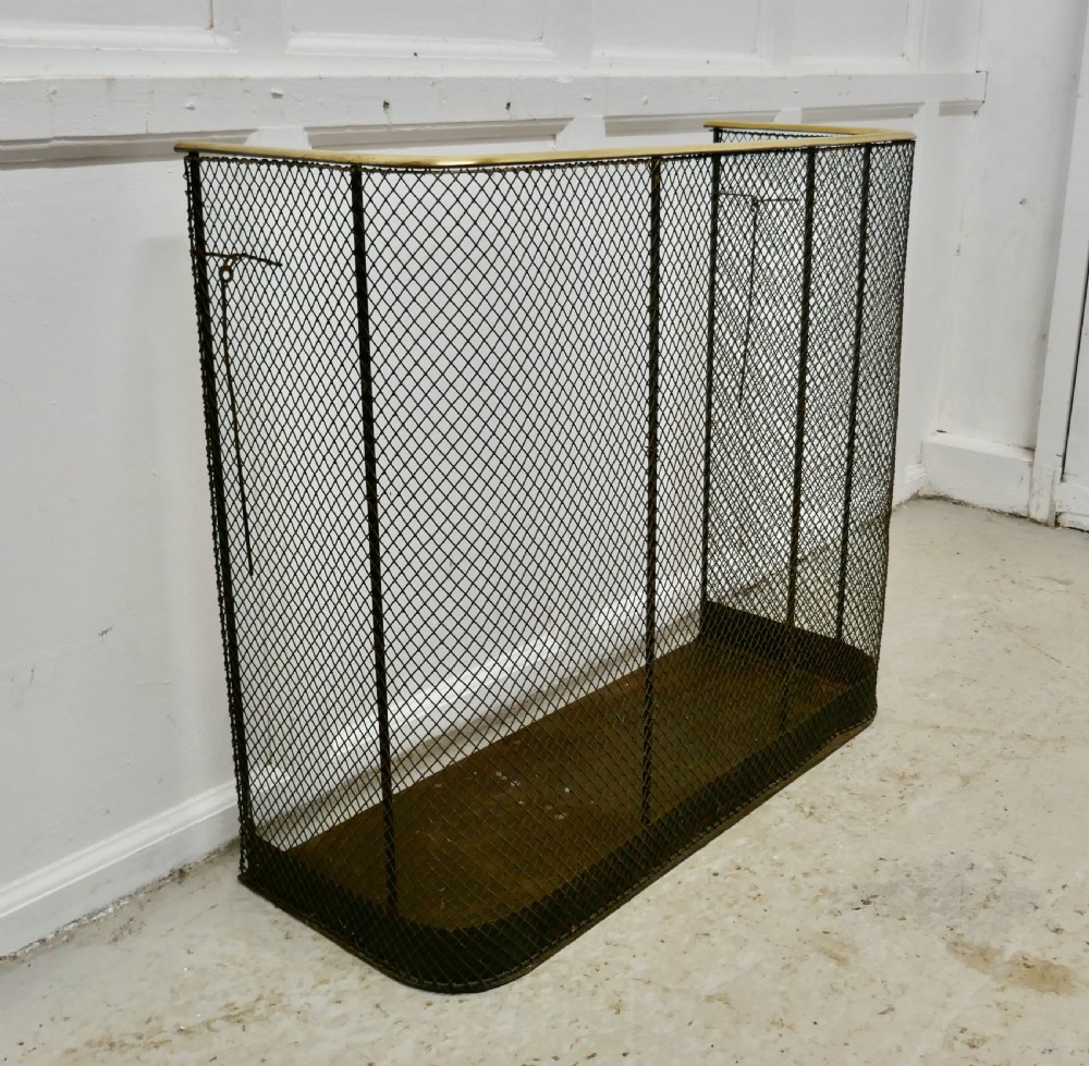 Very Large High Victorian Nursery Guard Fire Fender  View II