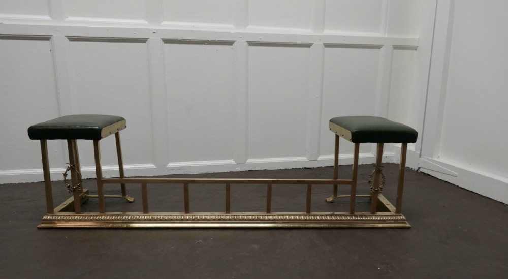 Dainty Brass and Leather Club Fender