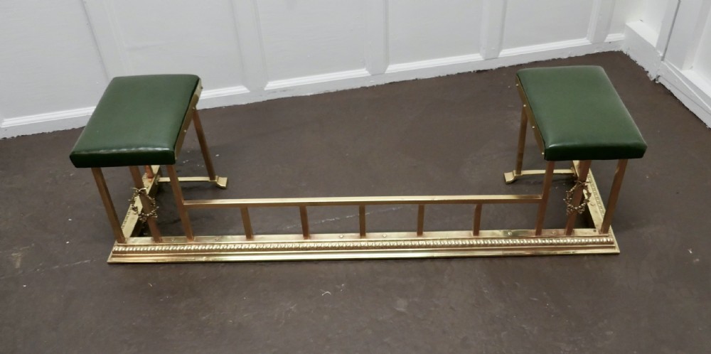 Dainty Brass and Leather Club Fender View II