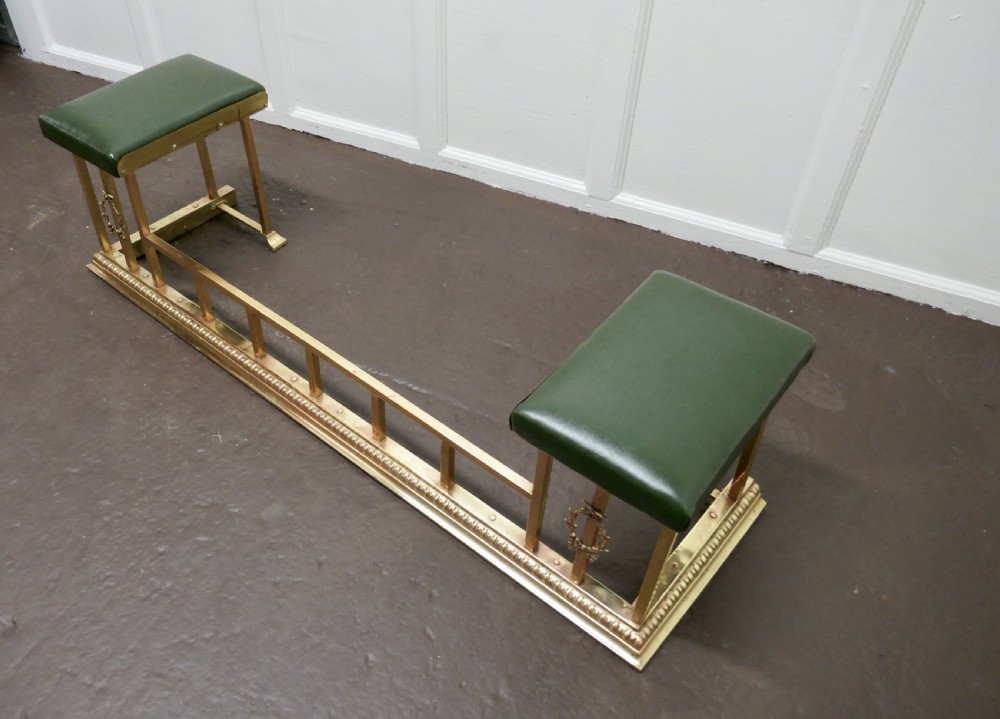 Dainty Brass and Leather Club Fender View V
