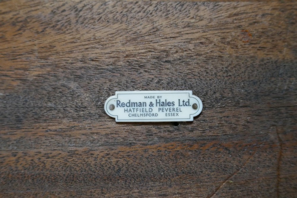 Mahogany Canterbury Magazine Stand, by “Redman & Hales Ltd” View VI