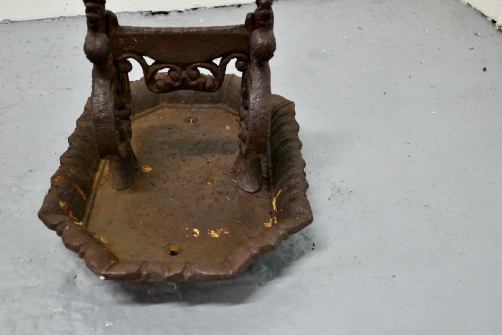 Victorian Cast Iron Boot Scraper by T Holcroft & Sons Ltd Wolverhampton View IV