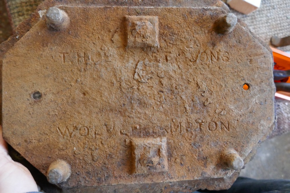 Victorian Cast Iron Boot Scraper by T Holcroft & Sons Ltd Wolverhampton View VI