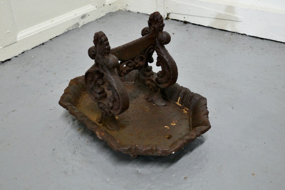 Victorian Cast Iron Boot Scraper by T Holcroft & Sons Ltd Wolverhampton View VII