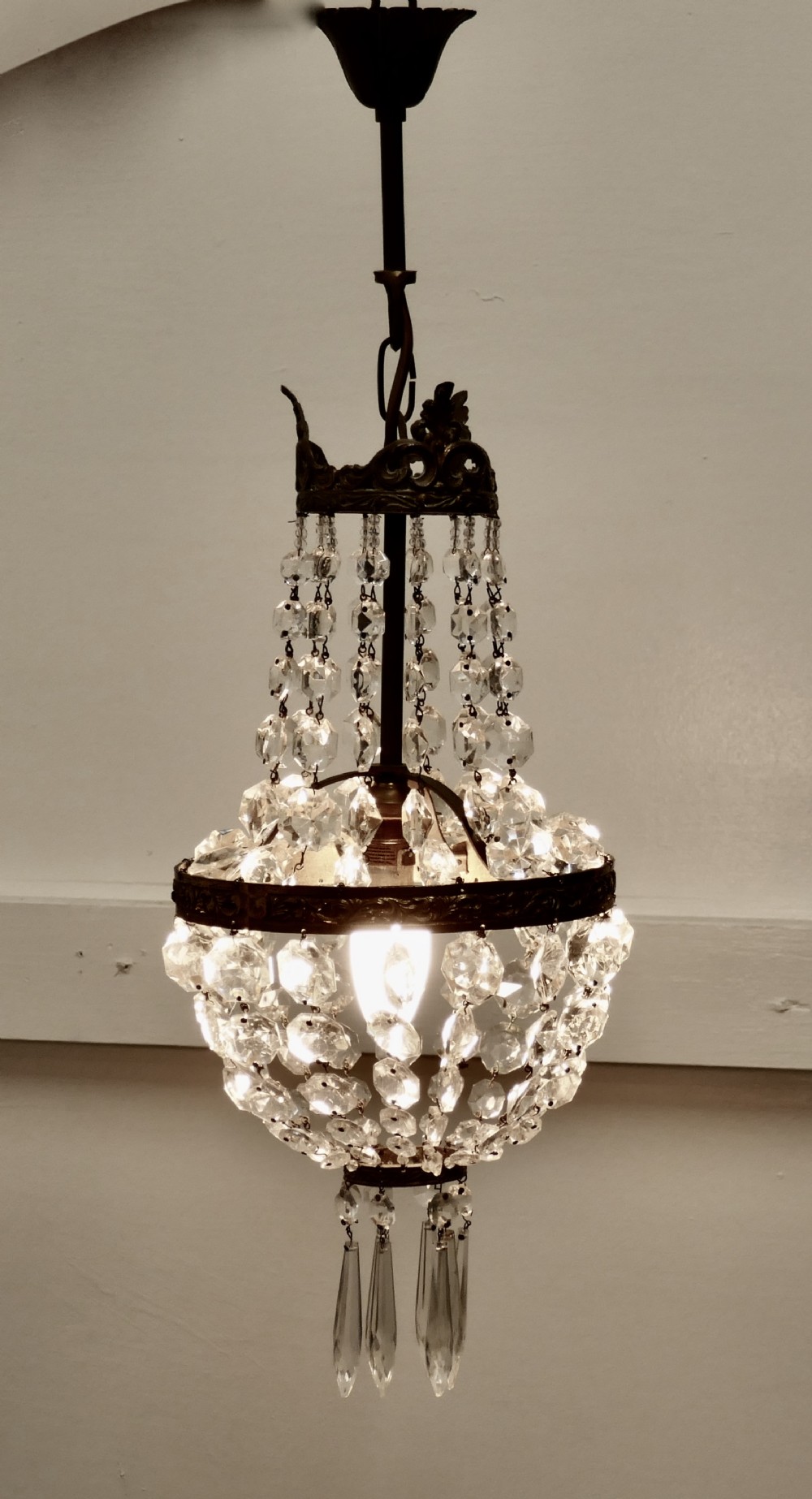 French Empire Style Tent Chandelier