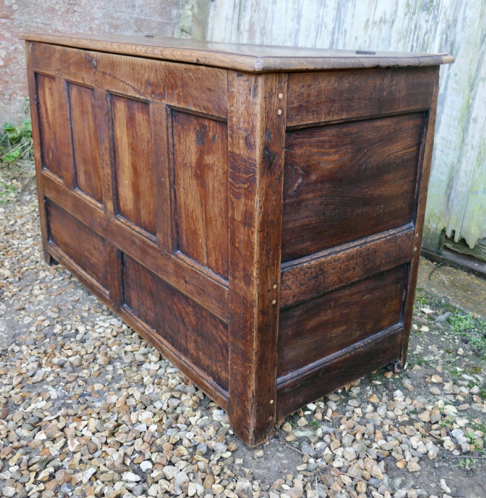18th Century Oak Coffer  View II
