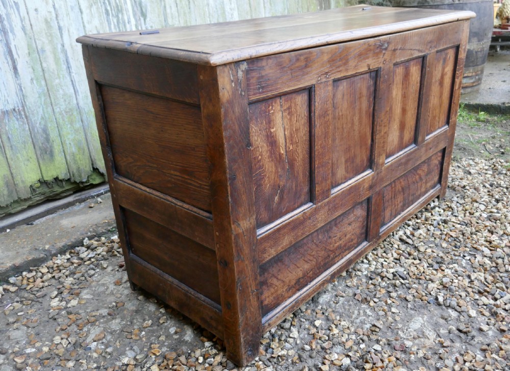 18th Century Oak Coffer  View III