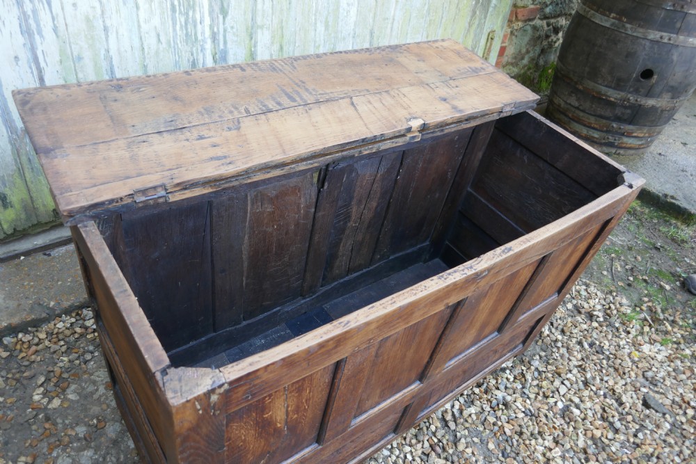 18th Century Oak Coffer  View V