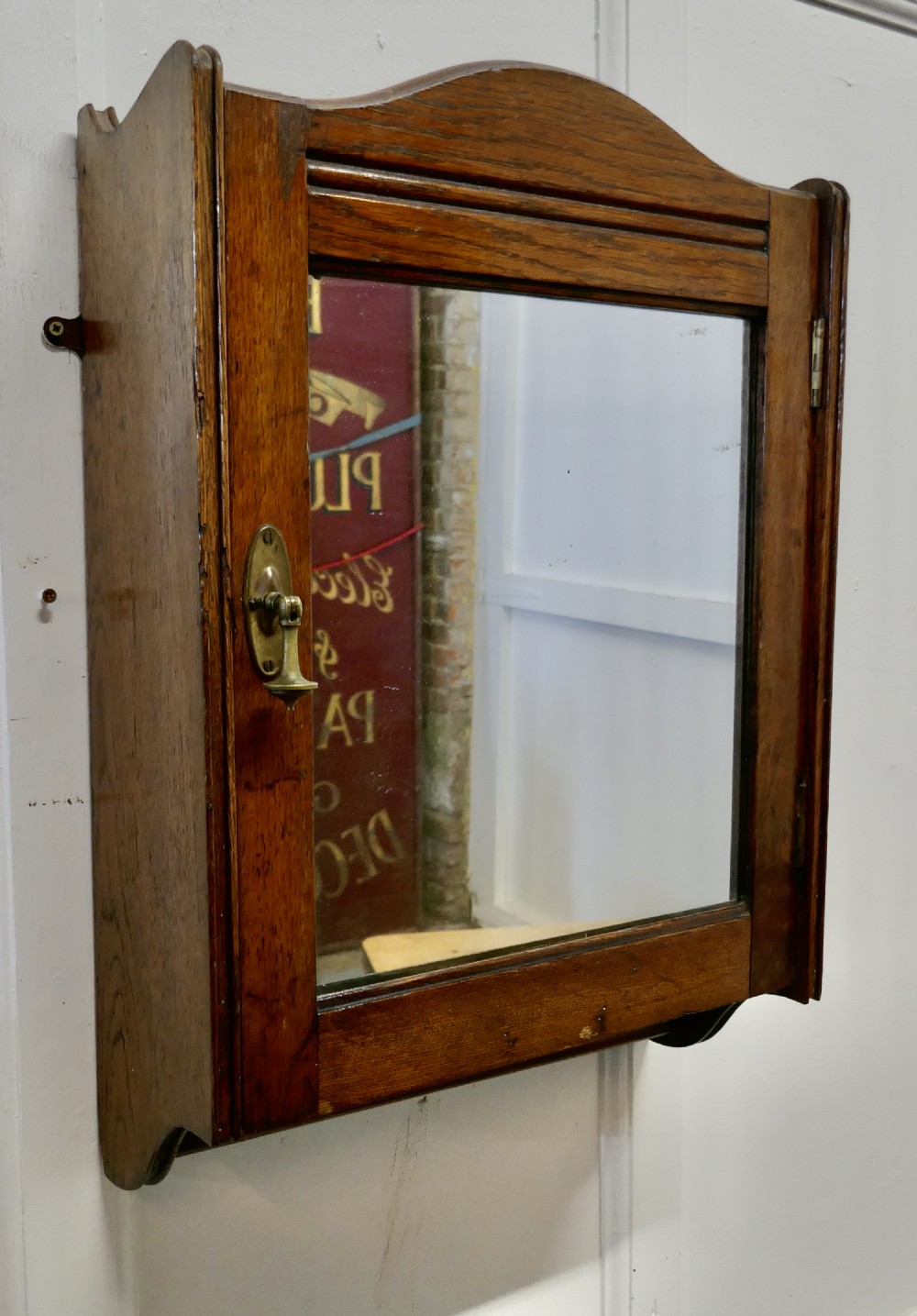 Wall Hanging Oak Cloakroom  Cupboard  View III