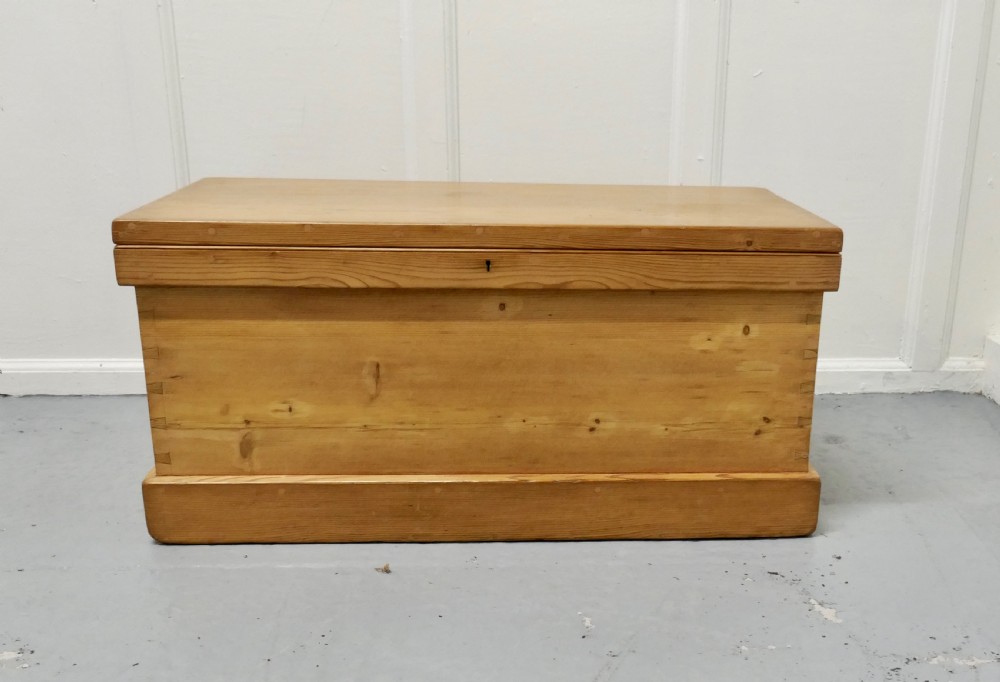 Victorian Pine Blanket Box,  