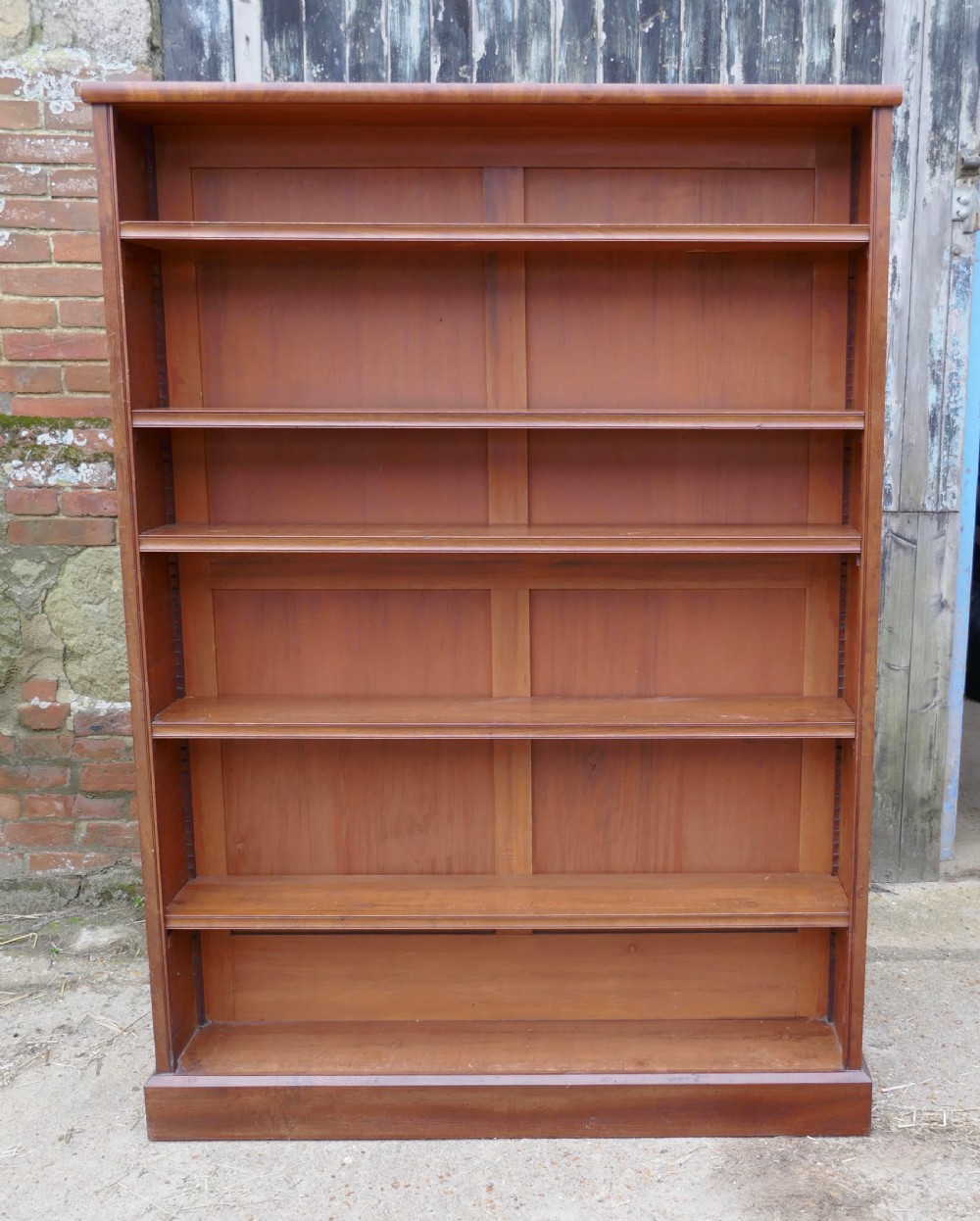 Victorian Mahogany Open Book Case
