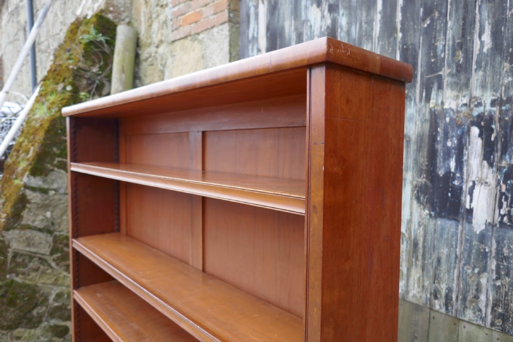 Victorian Mahogany Open Book Case View IV