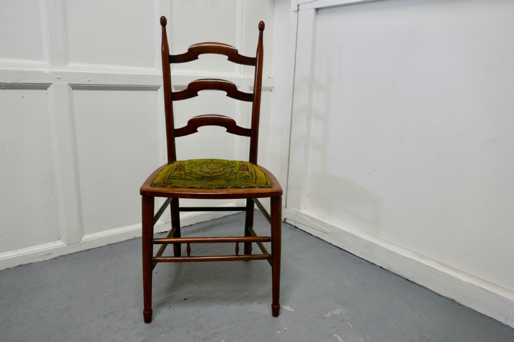 19th Century Chair with Original Carpet Seat By John Hodder View IV