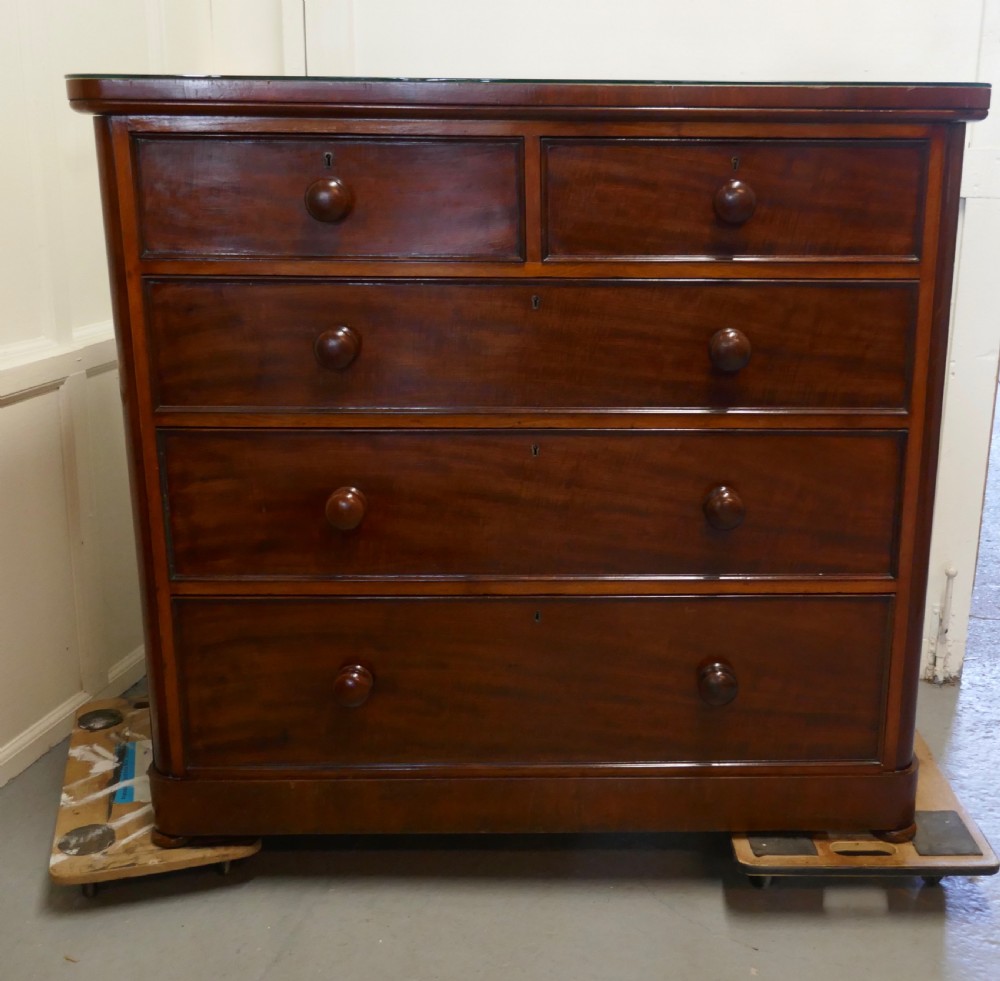 Large Victorian Mahogany Chest of Drawers  View V