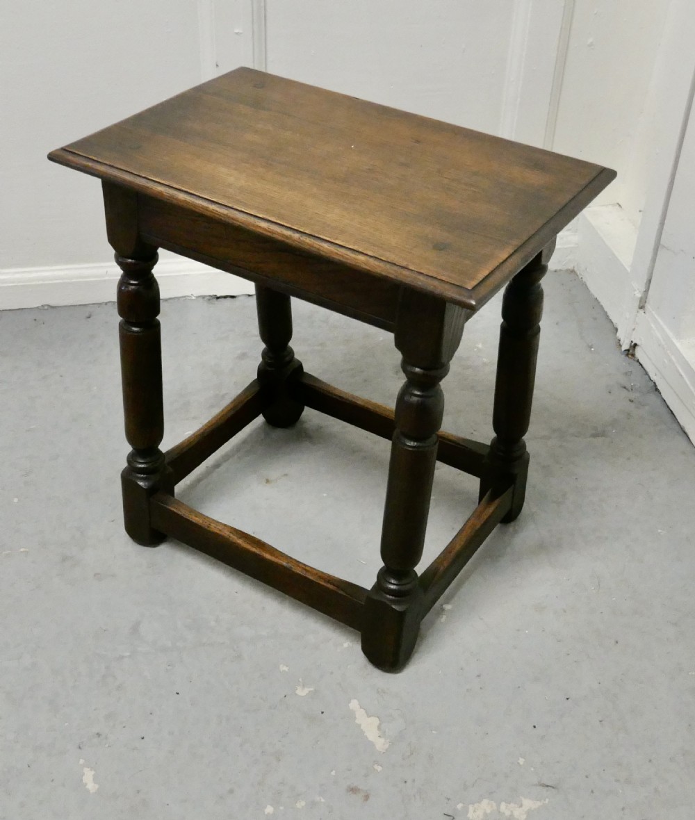 19th Century Oak Joint Stool