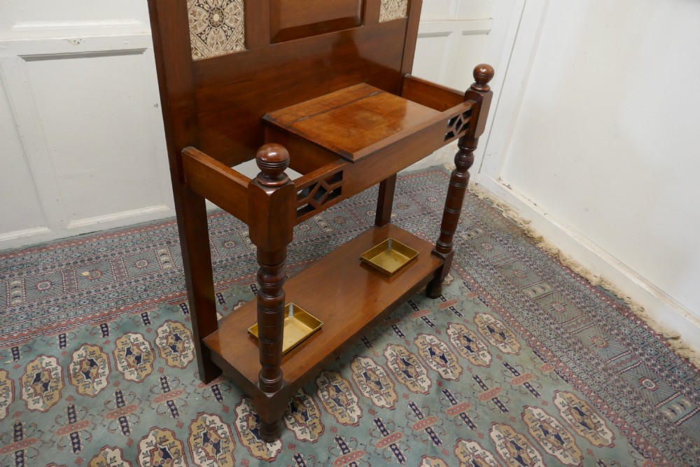 Victorian Mahogany Hall Stand  View III