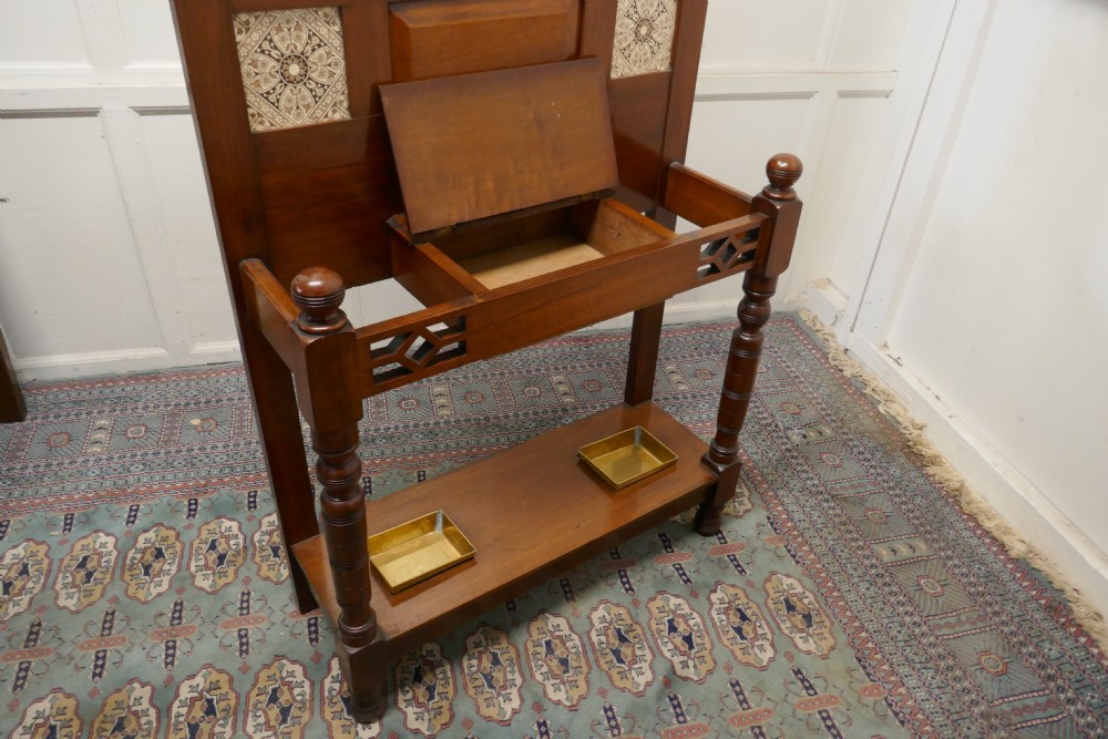Victorian Mahogany Hall Stand  View IV