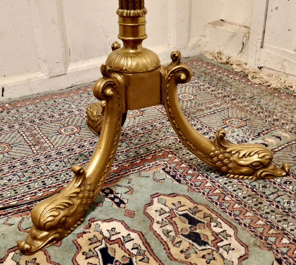 Rococo Gilt Brass Candelabra 6 Branch Floor Lamp, Standard Lamp View IV