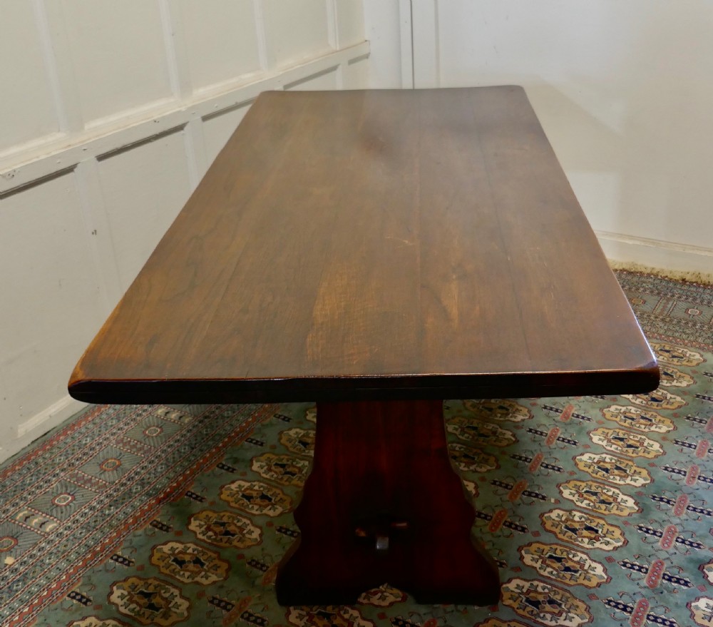 A Large Country Oak Refectory Table  View III