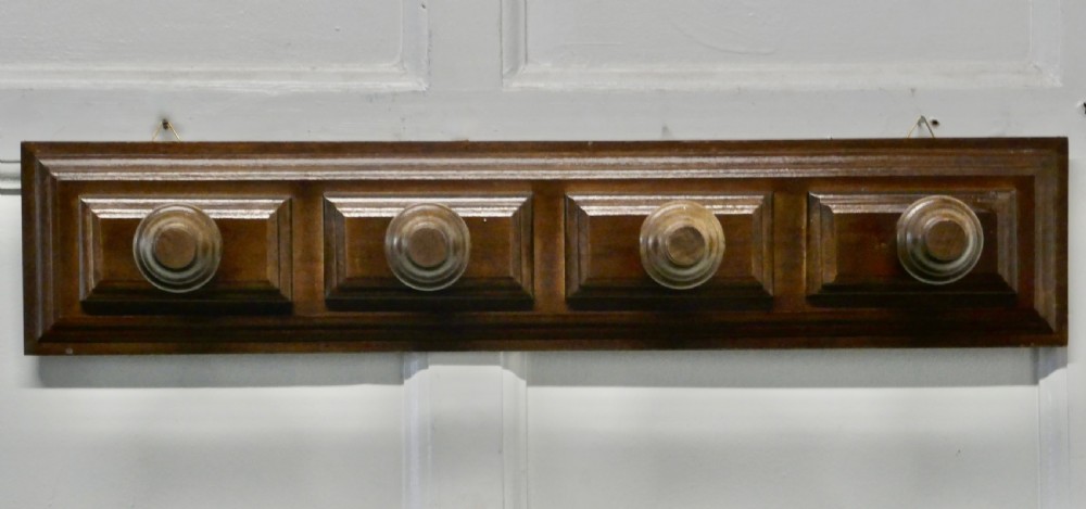 Chunky Bretton Oak Hat and Coat Hooks View V