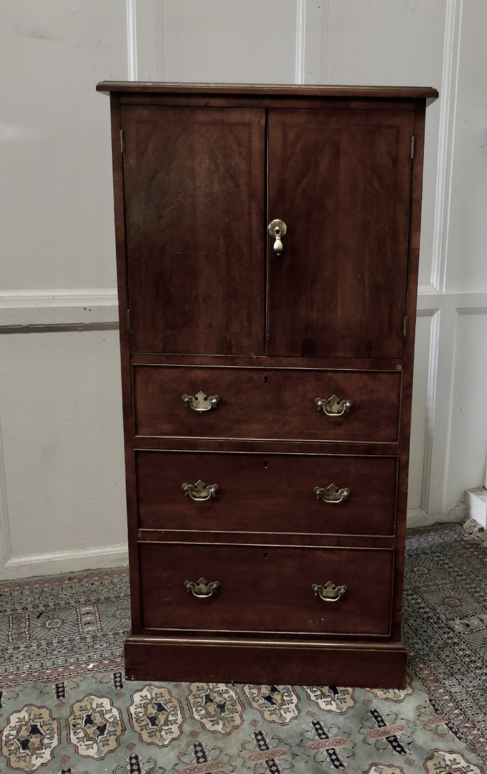 Art Deco Walnut Tall Boy