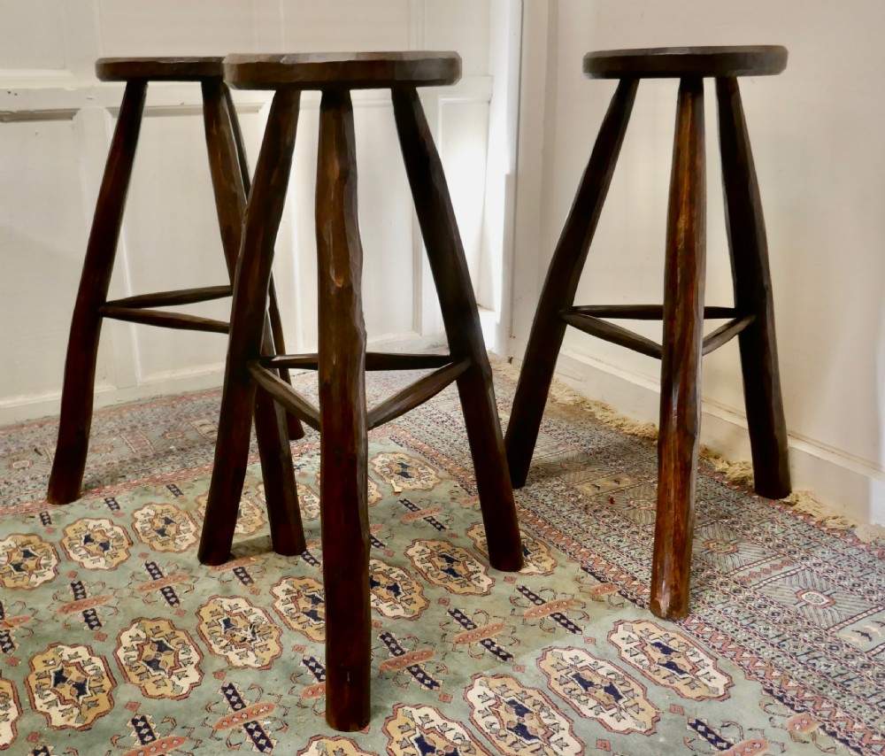 Very Rustic 19th Century French High Stool  View VII