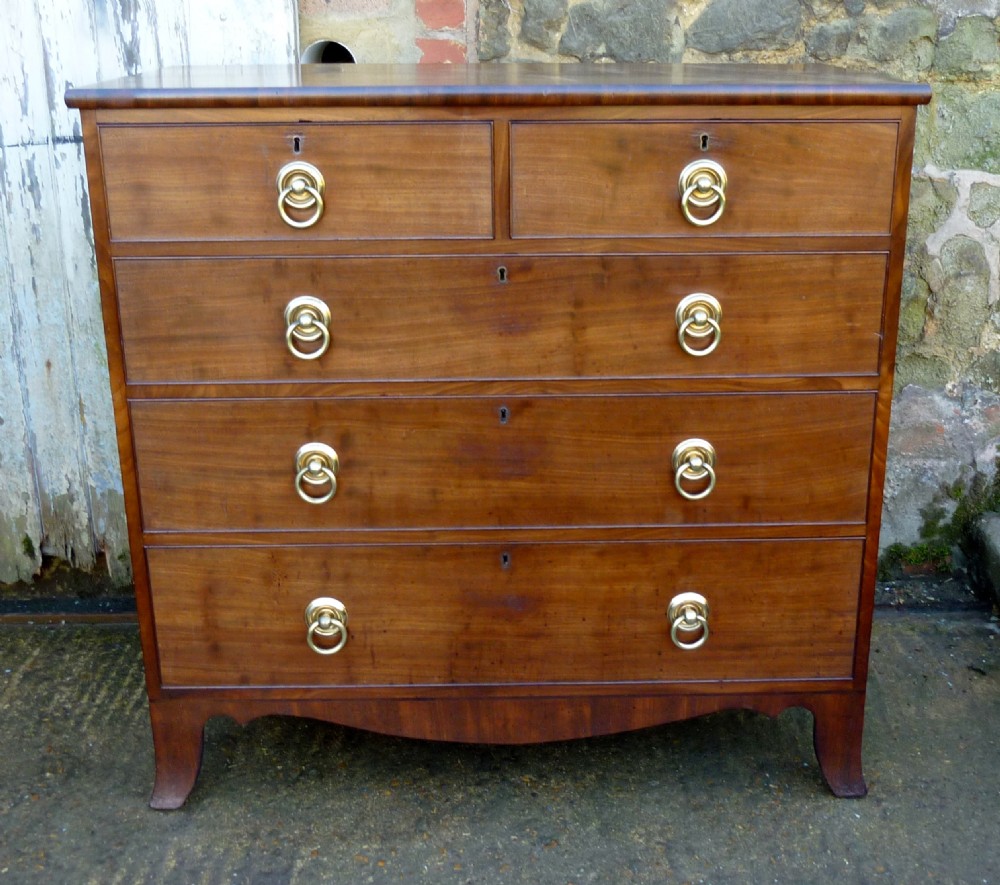 Early 19th Century Mahogany Chest Of Drawers